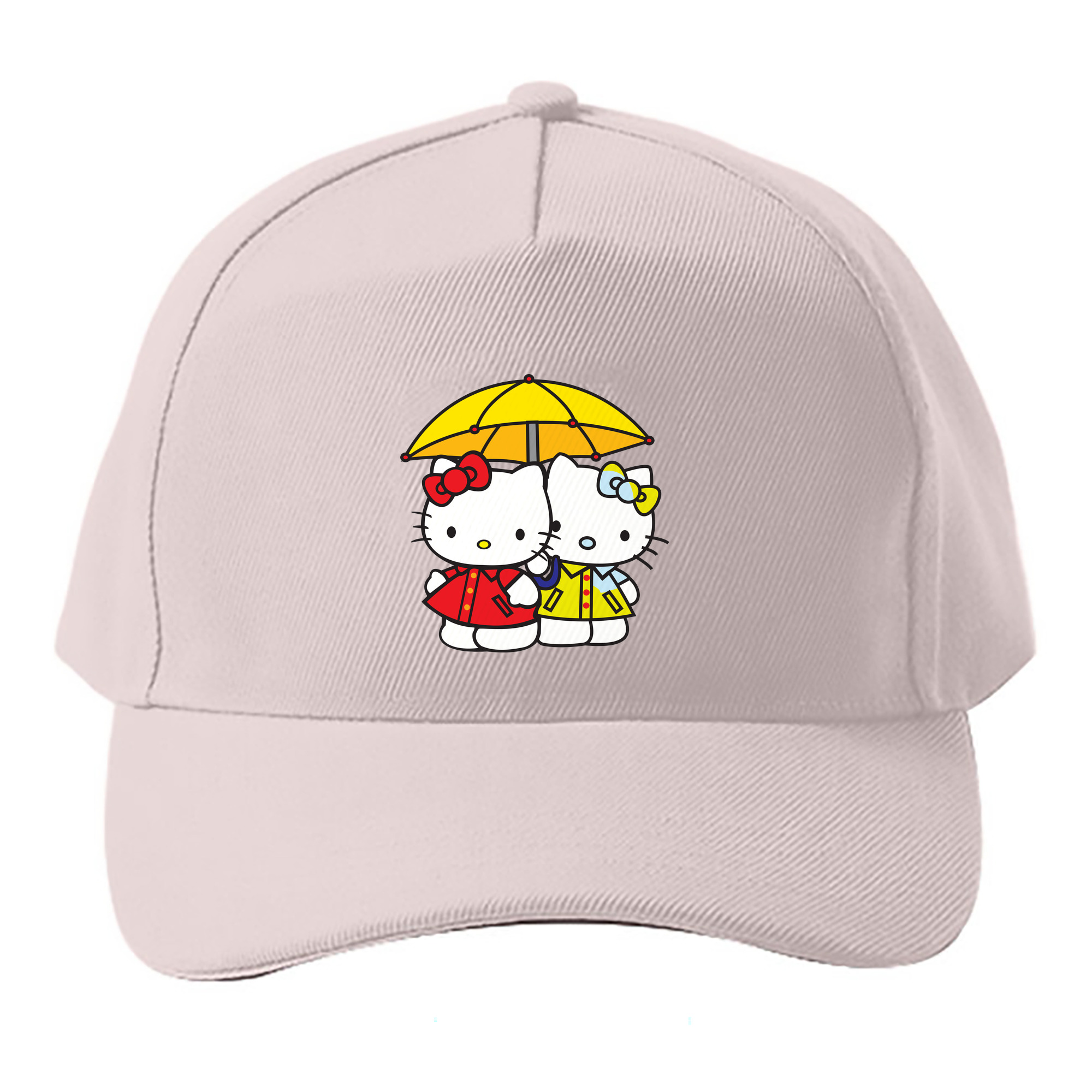 （画像用） Hello Kitty ハローキティ ベースボールキャップ 綿100％ 男女兼用 帽子 スポーツ